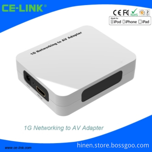 1G Networking to AV Adapter